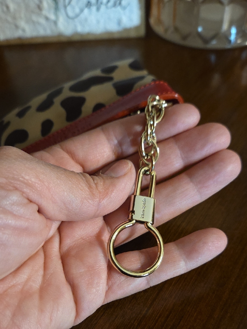 Kate Spade Leopard Print Card & Key Case - Picture 6 of 11